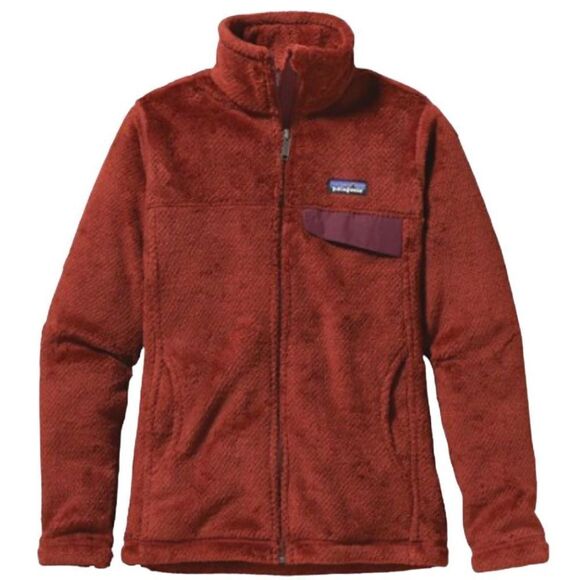 PATAGONIA Fleece Pullover Re-Tool Snap-T for Women in Red Size Small